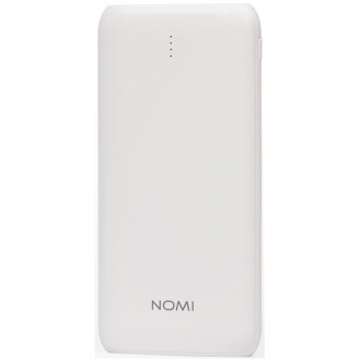 Универсальная мобильная батарея Nomi L200 20000mAh White (430682)