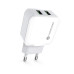 Сетевое зарядное устройство MakeFuture (2USB, 2.4A) White (MCW-21WH)