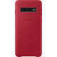 Чехол-накладка Samsung Leather Cover для Samsung Galaxy S10 SM-G973 Red (EF-VG973LREGRU)