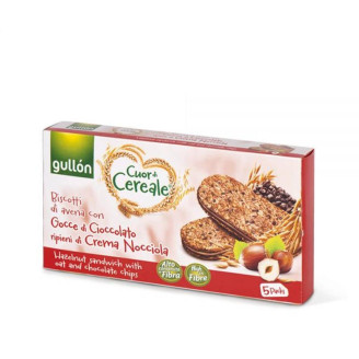 Печенье Gullon Cuor di Cereale Biscotti di avena con Gocco di Cioccolato, 220 г (Испания)