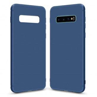 Чехол-накладка MakeFuture Skin для Samsung Galaxy S10+ SM-G975 Blue (MCSK-SS10PBL)