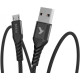 Кабель Pixus Flex USB-MicroUSB 1м Black (PXS FmB)