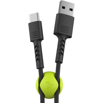 Кабель Pixus Soft USB-USB Type-C 1м Black (PXS StB)