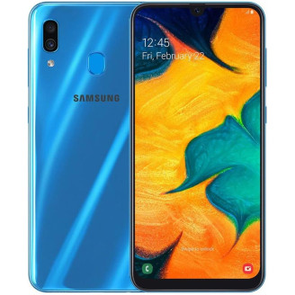 Смартфон Samsung Galaxy A30 SM-A305 Dual Sim Blue (SM-A305FZBUSEK)