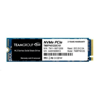 Накопитель SSD  512GB Team MP34 M.2 2280 PCIe 3.0 x4 3D TLC (TM8FP4512G0C101)