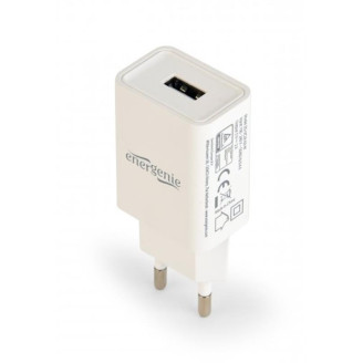Сетевое зарядное устройство EnerGenie (1USBх2.1A) White (EG-UC2A-03-W)