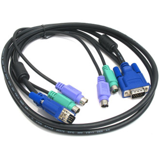 Комплект кабелей D-Link DKVM-CB5 для KVM-переключателей. 4,5м