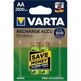 Батарейка Varta Rechargeable Accu Endless AA/LR06 2500 mAh BL 2 шт