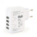 Сетевое зарядное устройство EnerGenie (2USBx2.1A+2USBx1A) White (EG-U4AC-02)