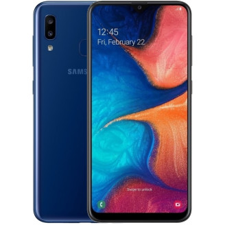 Смартфон Samsung Galaxy A20 SM-A205 Dual Sim Blue (SM-A205FZBVSEK)
