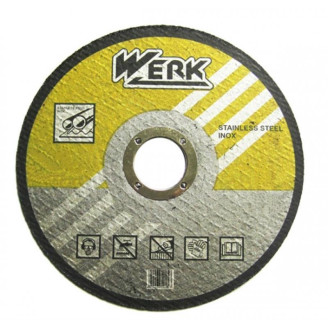 Круг отрезной по металлу Werk 125х1.2х22.2мм (34007) упаковка 10шт