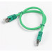 Патч-корд S/FTP Cablexpert (PP6A-LSZHCU-G-0.25M) cat.6a, литой, 50u штекер с защелкой, 0.25м, зеленый