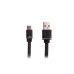 Кабель Cablexpert USB - USB Type-C (M/M), премиум, плоский, 2.4 А, 1 м, черный (CCPB-C-USB-10BK)