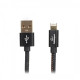 Кабель Cablexpert (CCPB-L-USB-04BK) USB 2.0 A - Lightning, премиум, 2.4А, 1м, черный