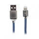 Кабель Cablexpert (CCPB-L-USB-07B) USB 2.0 A - Lightning, премиум, 2.4А, 1м, синий
