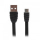 Кабель Cablexpert (CCPB-M-USB-02BK) USB 2.0 A - microUSB, премиум, плоский, 2.4А, 1м, черный