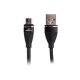 Кабель Cablexpert (CCPB-M-USB-11BK) USB 2.0 A - microUSB, премиум, 2.4А, 1м, черный