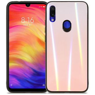 Чехол-накладка DEF Gradient Glass для Xiaomi Redmi Note 7 Pink (459604)