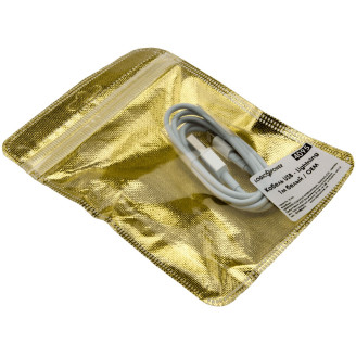 Кабель USB - Lightning 1м белый /Original Pac.