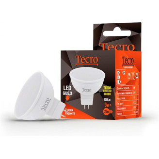 Лампа светодиодная Tecro 3W GU5.3 3000K (TL-MR16-3W-3K-GU5.3)