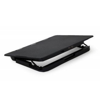 Охлаждающая подставка для ноутбука Gembird NBS-2F15-02 Black 15