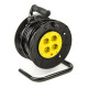 Фильтр питания PowerPlant JY-2000/20 (PPRA08M200S4) 4 розетки, 20 м, черный, на катушке