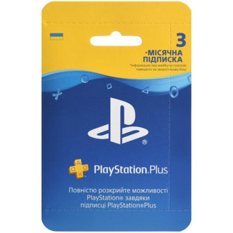 Подписка на 3 месяца Sony PlayStation Plus (9813347)