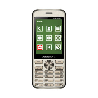 Мобильный телефон Assistant AS-204 Dual Sim Gold