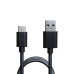 Сетевое зарядное устройство Grand-X (2xUSB 2.4А) Black (CH-45T) + кабель USB Type C