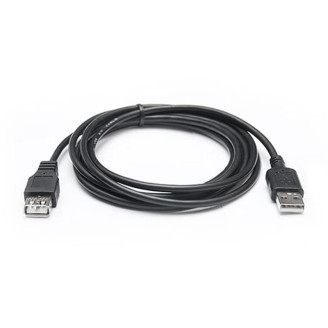Кабель REAL-EL Pro USB - USB V 2.0 (M/F), 3 м, черный (EL123500029)