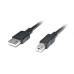 Кабель REAL-EL Pro USB - USB Type-B V 2.0 (M/M), 3 м , черный (EL123500027)