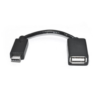 Кабель REAL-EL  USB Type-C - USB V 2.0 (M/F), 0.1 м, черный (EL123500030)