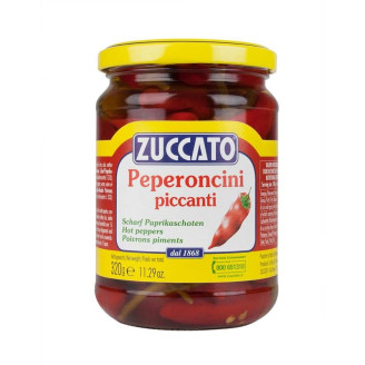 Перец острый Zuccato Peperocini Piccanti, 320 г (Италия)