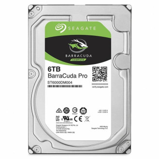 Накопитель HDD SATA 6.0TB Seagate BarraCuda Pro 7200rpm 256MB (ST6000DM004)