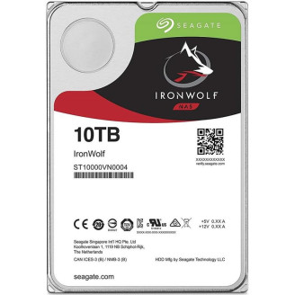 Накопитель HDD SATA 10.0TB Seagate IronWolf NAS 7200rpm 256MB (ST10000VN0004)