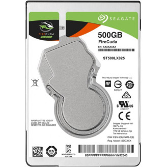 Накопитель HDD 2.5 SATA  500GB Seagate FireCuda 5400rpm 128MB (ST500LX025)