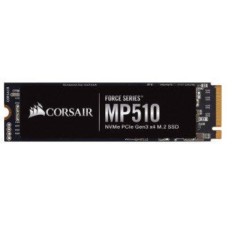 Накопитель SSD  240GB M.2 NVMe Corsair Force Series MP510 M.2 2280 PCIe Gen3.0 x4 3D TLC (CSSD-F240GBMP510)