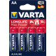 Батарейка Varta Max Power AA/LR06 BL 4шт