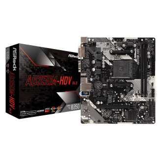 Материнская плата ASRock AB350M-HDV R4.0 Socket AM4