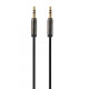 Аудио-кабель Cablexpert 3.5 мм - 3.5 мм (M/M), 1 м, черный (CCAPB-444-1M)