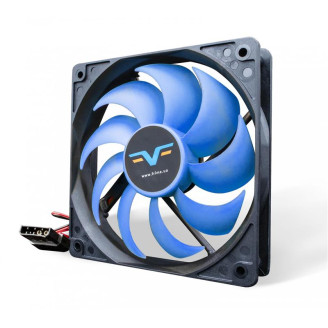 Вентилятор Frime (FBF120HB4) 120x120x25мм, molex, Black/Blue