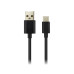 Кабель Canyon USB - USB Type-C 1.8м, Black (CNE-USBC2B)