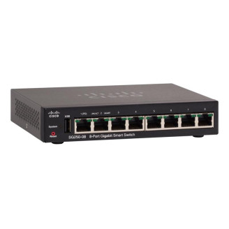 Коммутатор Cisco SG250-08, 8xGE, 1хPoE+uplink (SG250-08-K9-EU)