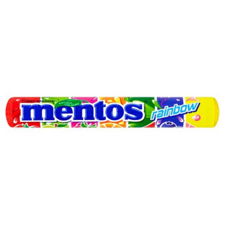 Жевательные конфеты Mentos Rainbow, 37.5 г (Польша)