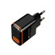 Сетевое зарядное устройство Canyon (1USB, 2.1A) Black/Silver (CNE-CHA042BO) + кабель USB Type C