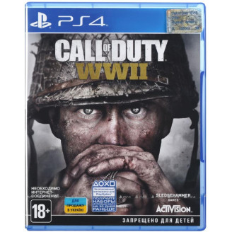 Игра Call of Duty WWII для Sony PlayStation 4, Russian version, Blu-ray (88108RU)