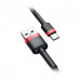 Кабель Baseus Cafule Series USB-USB Type-C, 1м Red/Black (CATKLF-B91)