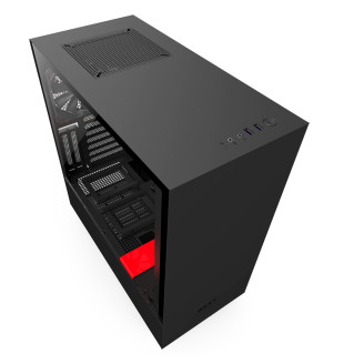 Корпус NZXT H500i Matte Black-Red (CA-H500W-BR) без БП