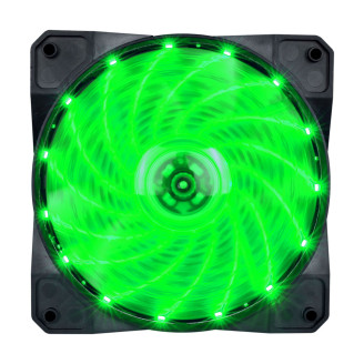 Вентилятор 1stPlayer A1-15LED Green Molex bulk