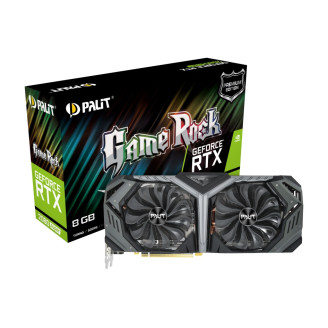 Видеокарта GF RTX 2080 Super 8GB GDDR6 GameRock Premium Edition Palit (NE6208SH20P2-1040G)